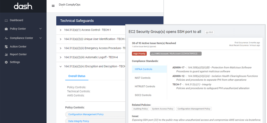 dash complyops compliance automation
